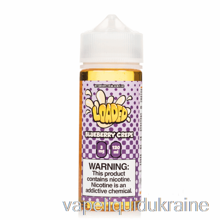 Vape Ukraine Blueberry Crepe - Loaded E-Liquid - Ruthless Vapors - 120mL 3mg